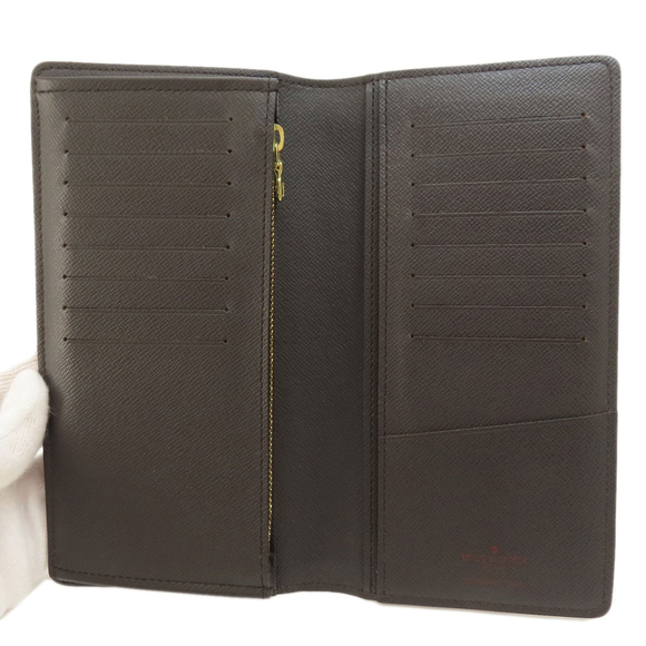 Louis Vuitton Portefeuille Braza Damier Ebene Long Wallet - Picture 6 of 8